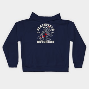 The Plainfield Butchers Mascot Kids Hoodie